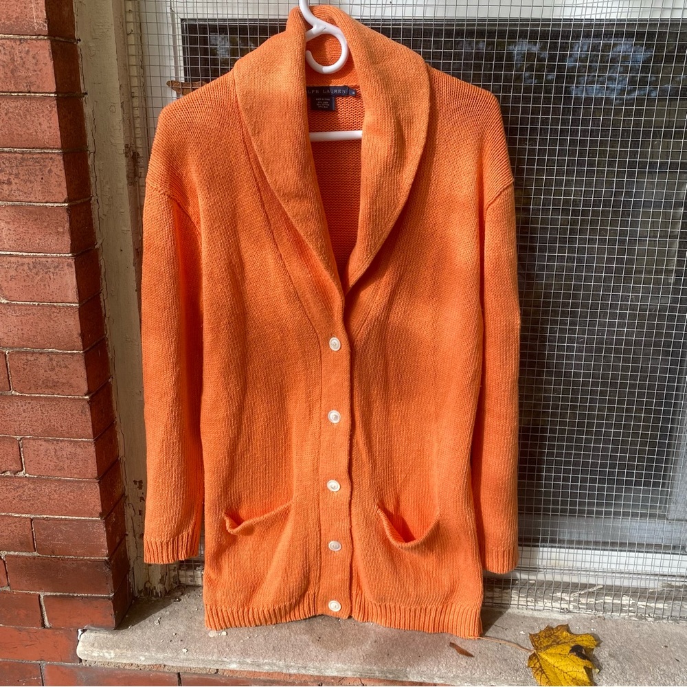 RALPH LAUREN Blue Label Cardigan Sweater Size M
